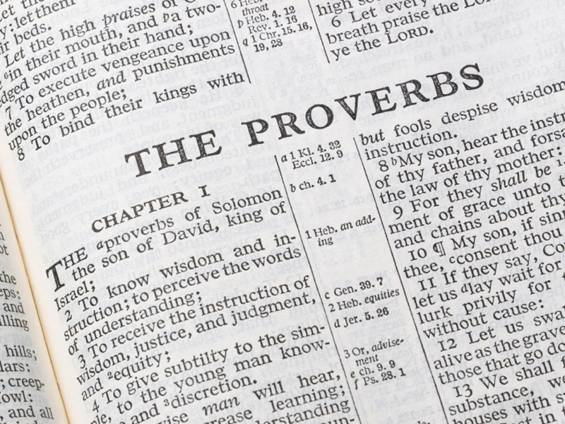 proverbs библия